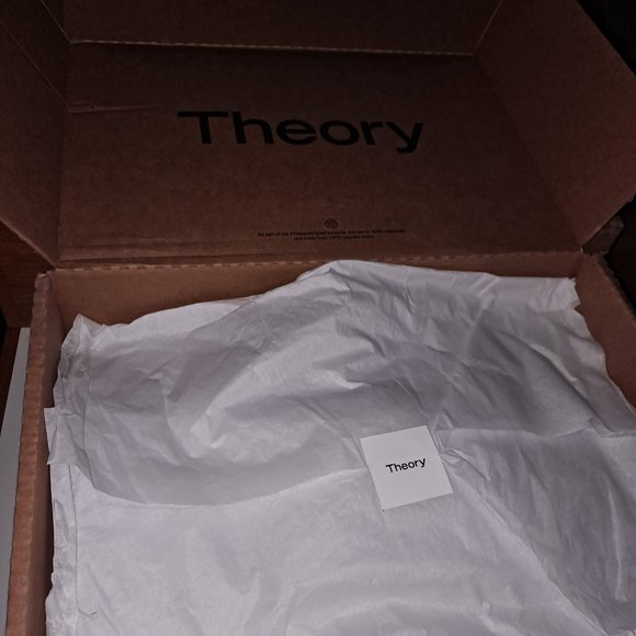 THEORY Landan Leather Jacket In Black Medium New - Picture 8 of 8